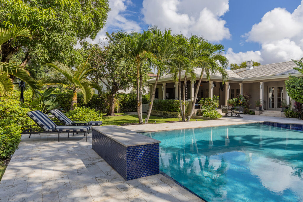 San Diego Pool Tile Cleaning servicing clean backyard pools in San Diego, California