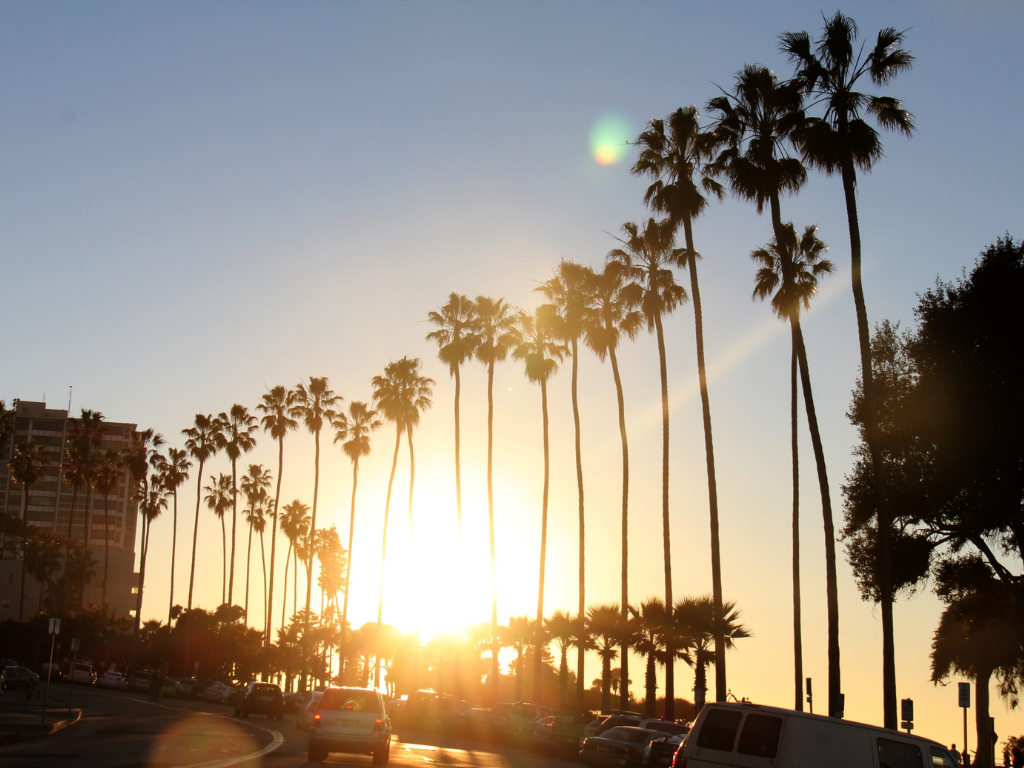 sunset photo in la jolla california