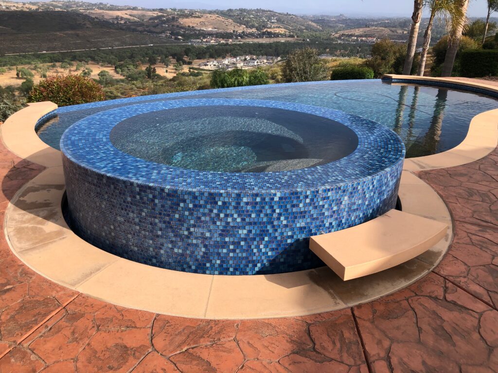 San Diego Pool Tile Cleaning improving pool tile appearance in San Diego, California